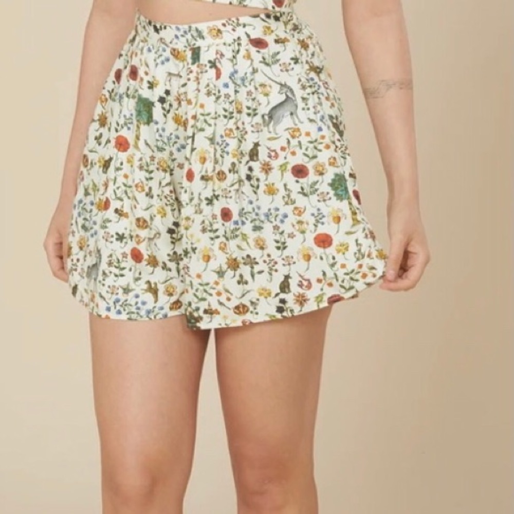 Samantha Pleet Midsummer Ivory Illuminated Shorts